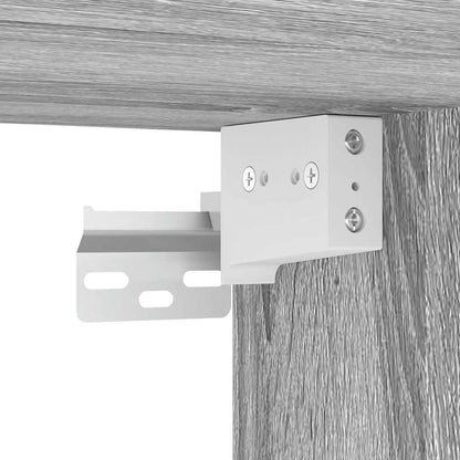 vidaXL Wall-mounted Bedside Cabinets 2 pcs Grey Sonoma 38x34x40 cm