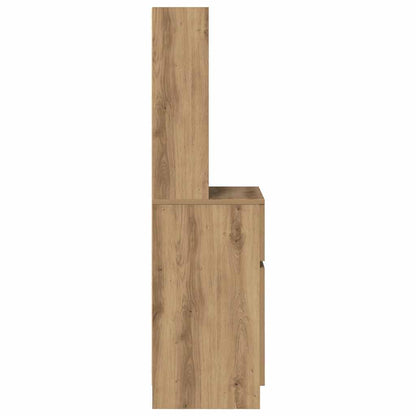 vidaXL Bedside Cabinet Artisan Oak 39x35x125 cm Engineered Wood