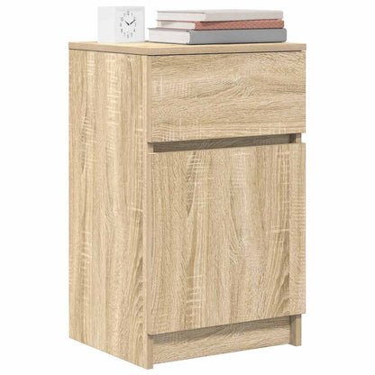 vidaXL Bedside Cabinet Sonoma Oak 39x35x65 cm Engineered Wood
