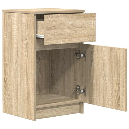 vidaXL Bedside Cabinet Sonoma Oak 39x35x65 cm Engineered Wood