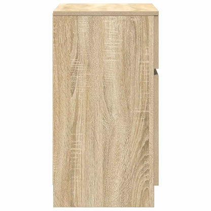 vidaXL Bedside Cabinet Sonoma Oak 39x35x65 cm Engineered Wood