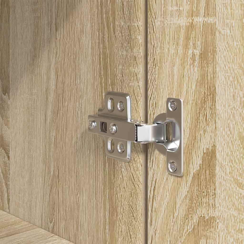 vidaXL Bedside Cabinet Sonoma Oak 39x35x65 cm Engineered Wood