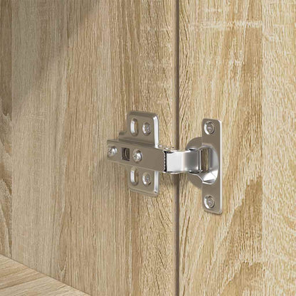 vidaXL Bedside Cabinets 2 pcs Sonoma Oak 39x35x65 cm Engineered Wood