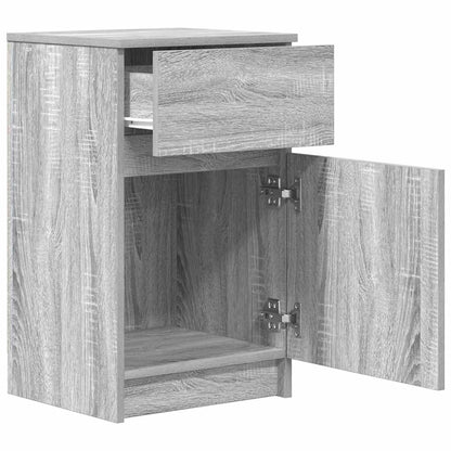 vidaXL Bedside Cabinets 2 pcs Grey Sonoma 39x35x65 cm Engineered Wood