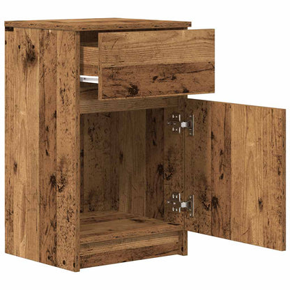 vidaXL Bedside Cabinets 2 pcs Old Wood 39x35x65 cm Engineered Wood