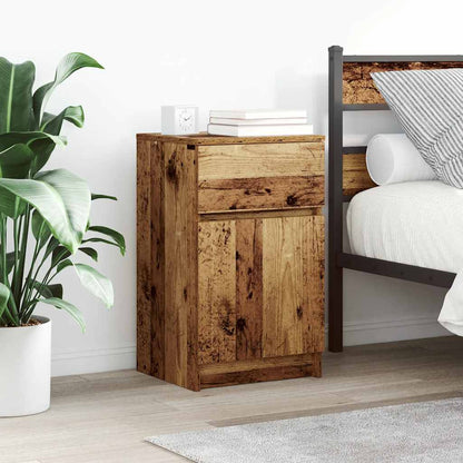 vidaXL Bedside Cabinets 2 pcs Old Wood 39x35x65 cm Engineered Wood