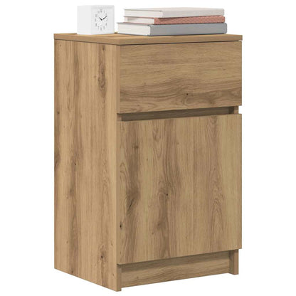 vidaXL Bedside Cabinets 2 pcs Artisan Oak 39x35x65 cm Engineered Wood