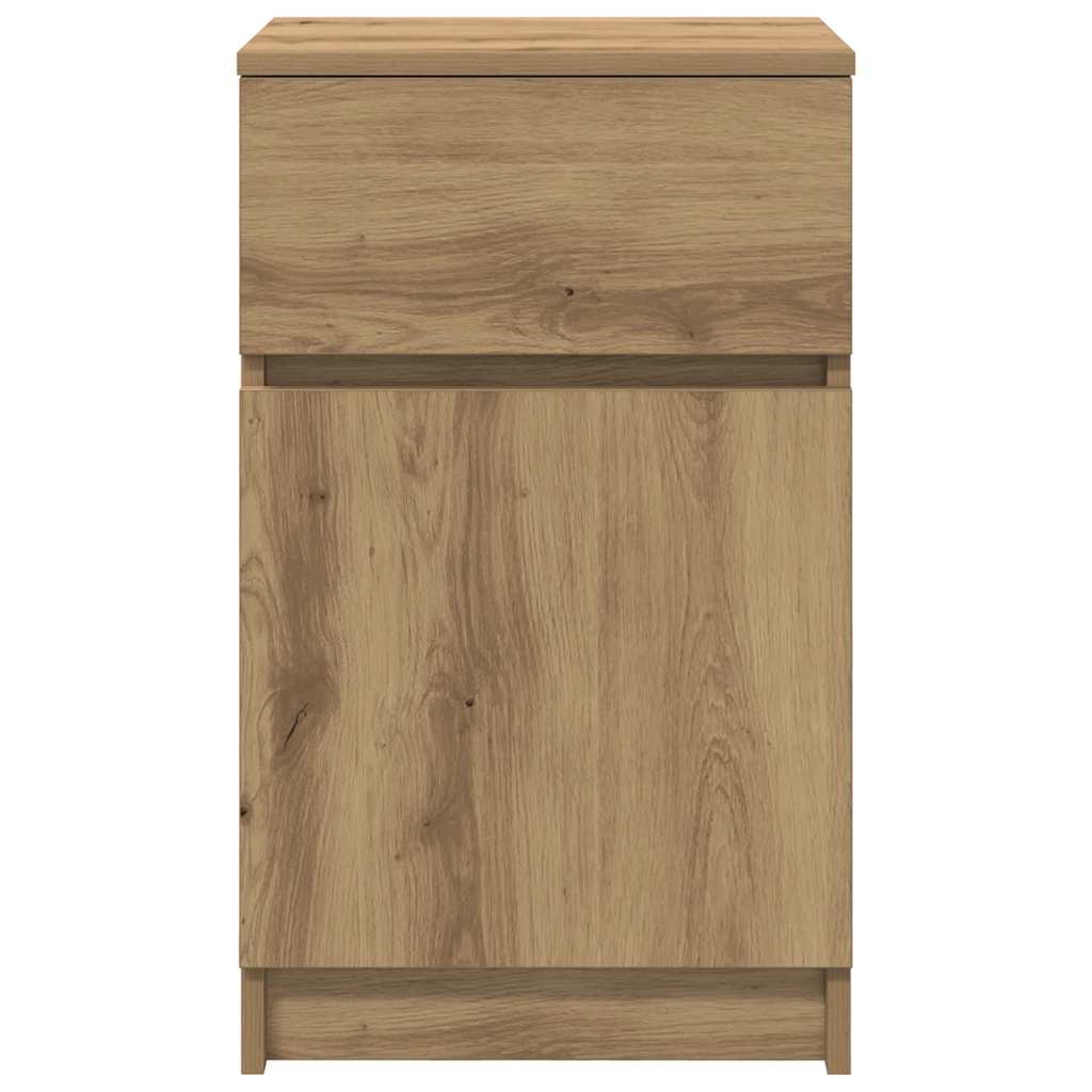 vidaXL Bedside Cabinets 2 pcs Artisan Oak 39x35x65 cm Engineered Wood