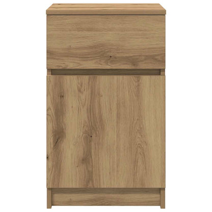 vidaXL Bedside Cabinets 2 pcs Artisan Oak 39x35x65 cm Engineered Wood