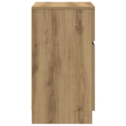 vidaXL Bedside Cabinets 2 pcs Artisan Oak 39x35x65 cm Engineered Wood