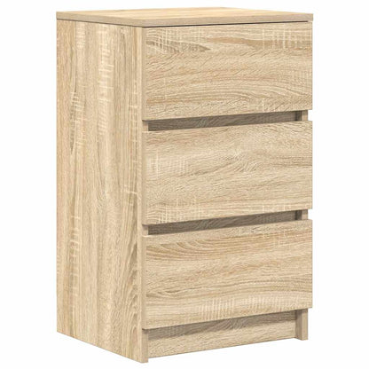 vidaXL Bedside Cabinets with 3 Drawers 2 pcs Sonoma Oak 39x35x65 cm