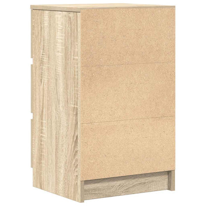 vidaXL Bedside Cabinets with 3 Drawers 2 pcs Sonoma Oak 39x35x65 cm