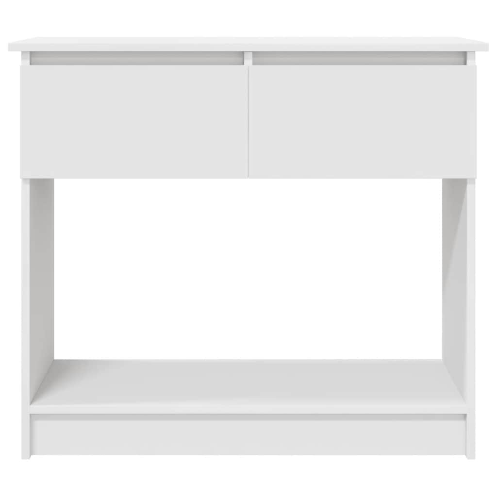 vidaXL Console Table with Drawers White 85,5x38,5x74,5 cm