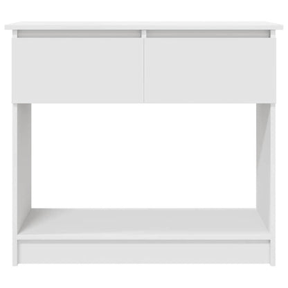 vidaXL Console Table with Drawers White 85,5x38,5x74,5 cm