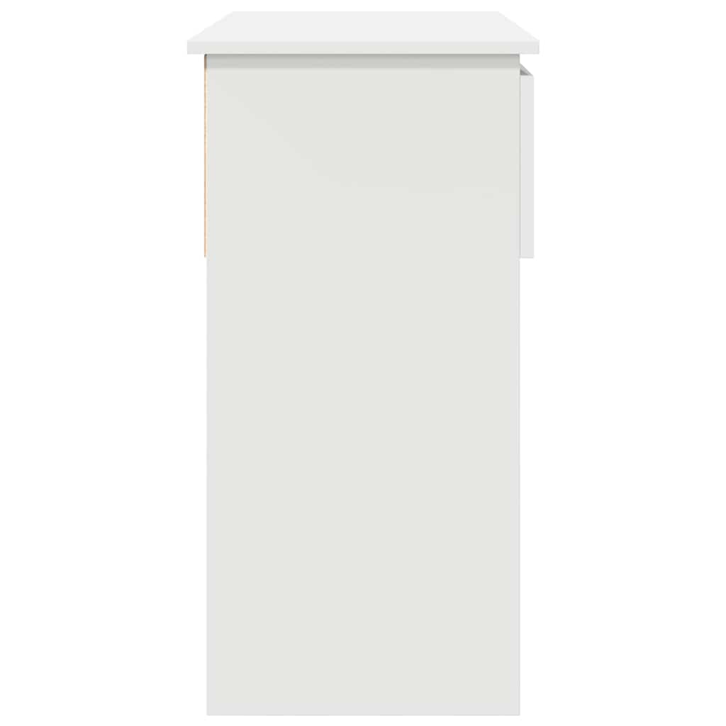 vidaXL Console Table with Drawers White 85,5x38,5x74,5 cm