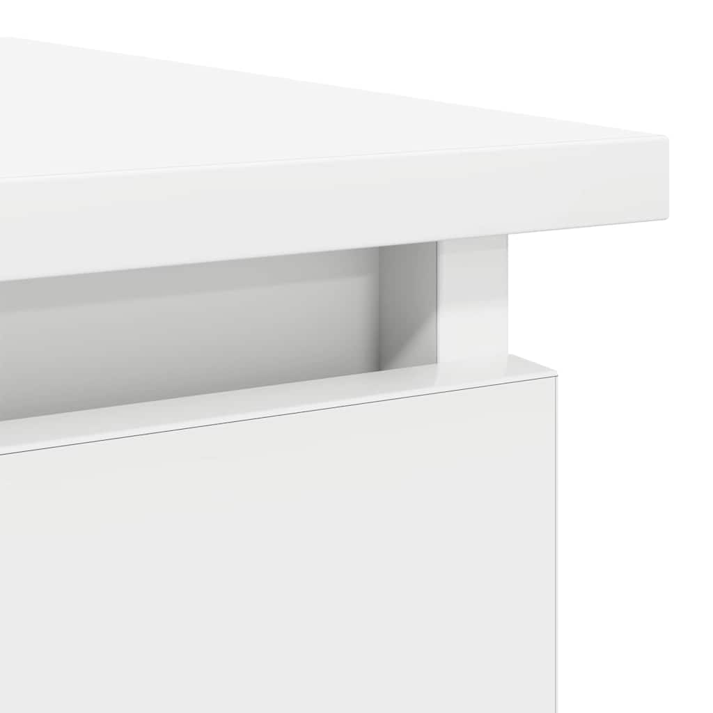 vidaXL Console Table with Drawers White 85,5x38,5x74,5 cm