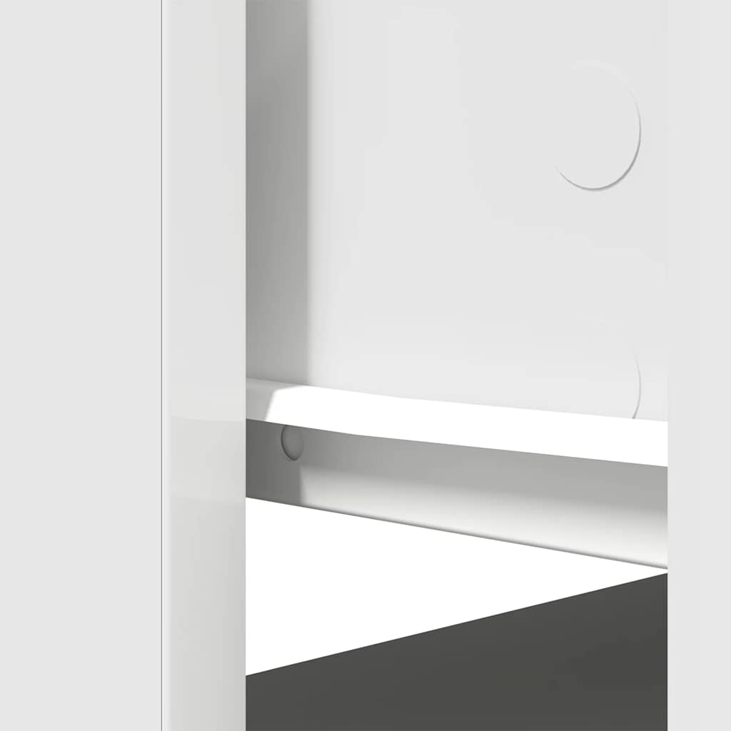 vidaXL Console Table with Drawers White 85,5x38,5x74,5 cm