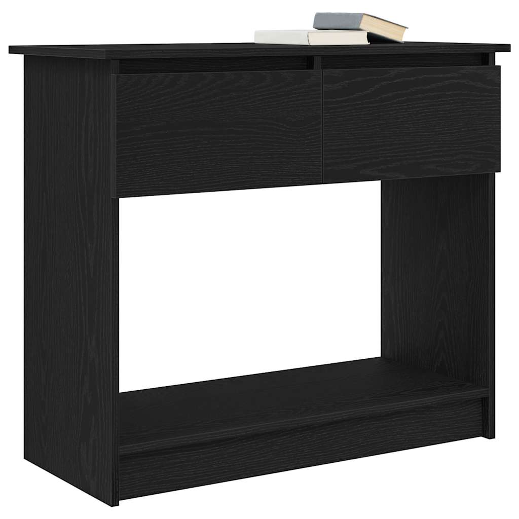 vidaXL Console Table with Drawers Black 85,5x38,5x74,5 cm