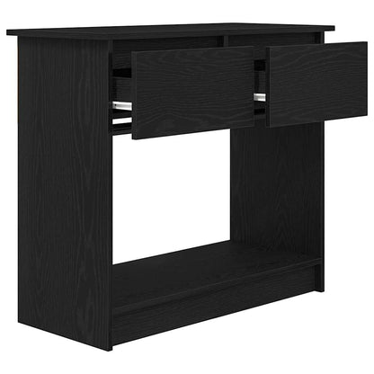 vidaXL Console Table with Drawers Black 85,5x38,5x74,5 cm