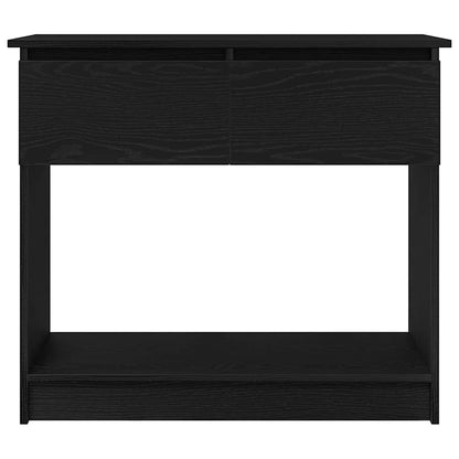 vidaXL Console Table with Drawers Black 85,5x38,5x74,5 cm