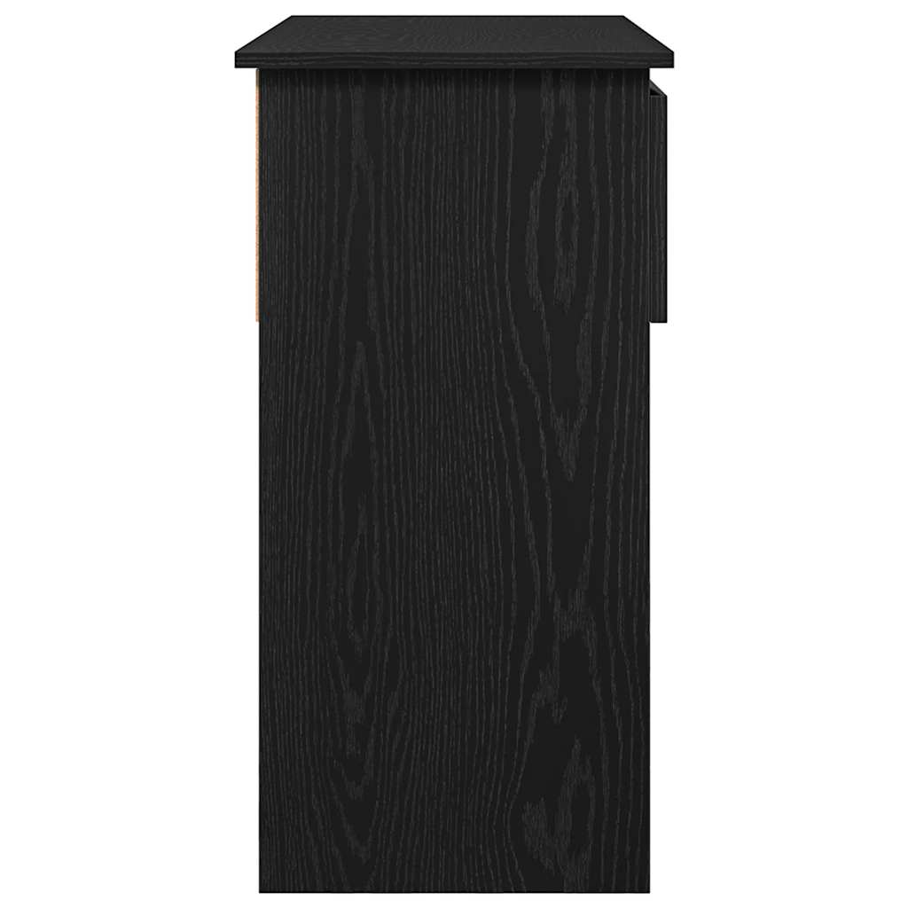 vidaXL Console Table with Drawers Black 85,5x38,5x74,5 cm