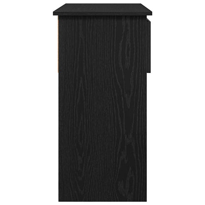 vidaXL Console Table with Drawers Black 85,5x38,5x74,5 cm