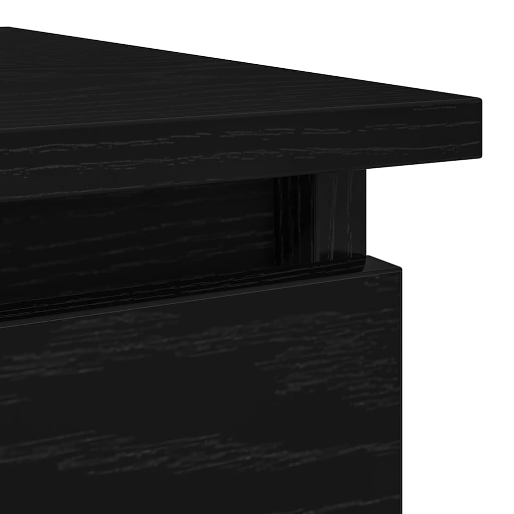 vidaXL Console Table with Drawers Black 85,5x38,5x74,5 cm