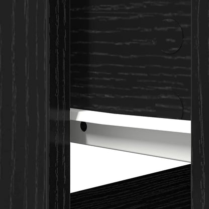 vidaXL Console Table with Drawers Black 85,5x38,5x74,5 cm