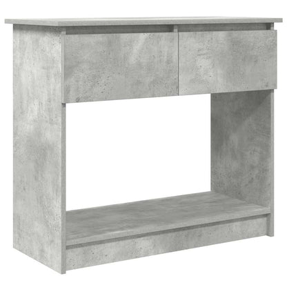 vidaXL Console Table with Drawers Concrete Grey 85,5x38,5x74,5 cm