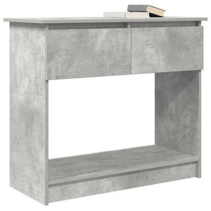 vidaXL Console Table with Drawers Concrete Grey 85,5x38,5x74,5 cm