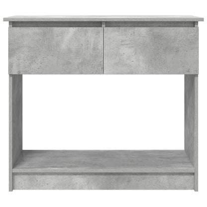 vidaXL Console Table with Drawers Concrete Grey 85,5x38,5x74,5 cm