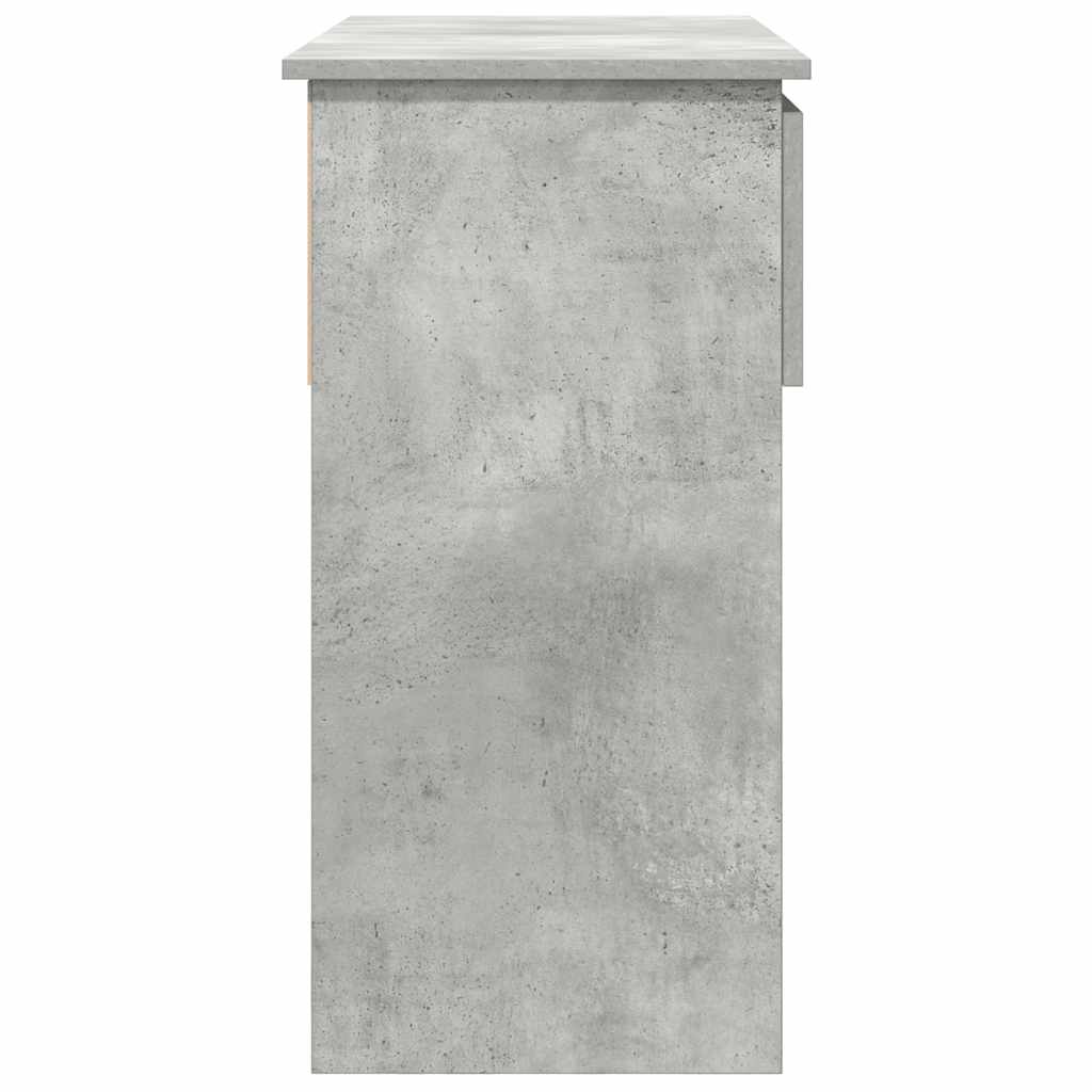 vidaXL Console Table with Drawers Concrete Grey 85,5x38,5x74,5 cm