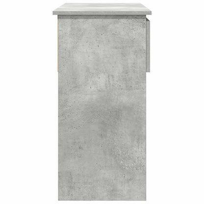vidaXL Console Table with Drawers Concrete Grey 85,5x38,5x74,5 cm