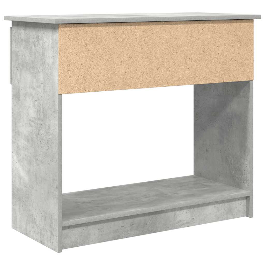 vidaXL Console Table with Drawers Concrete Grey 85,5x38,5x74,5 cm