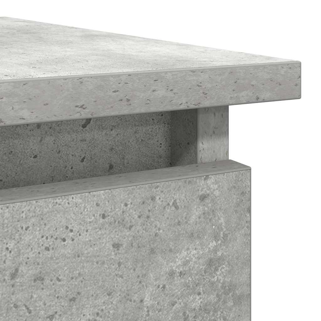 vidaXL Console Table with Drawers Concrete Grey 85,5x38,5x74,5 cm