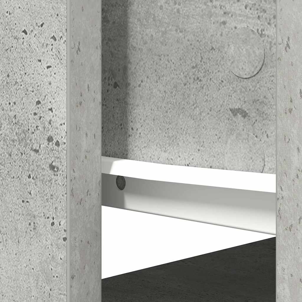 vidaXL Console Table with Drawers Concrete Grey 85,5x38,5x74,5 cm