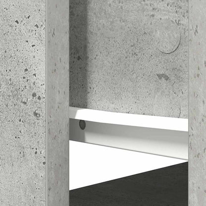 vidaXL Console Table with Drawers Concrete Grey 85,5x38,5x74,5 cm
