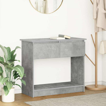 vidaXL Console Table with Drawers Concrete Grey 85,5x38,5x74,5 cm