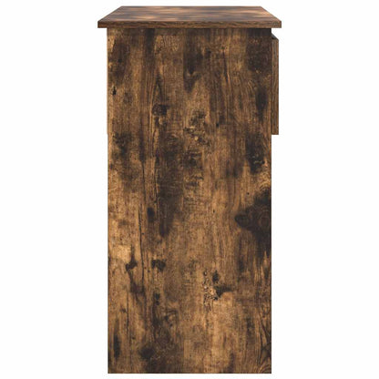 vidaXL Console Table with Drawers Smoked Oak 85,5x38,5x74,5 cm