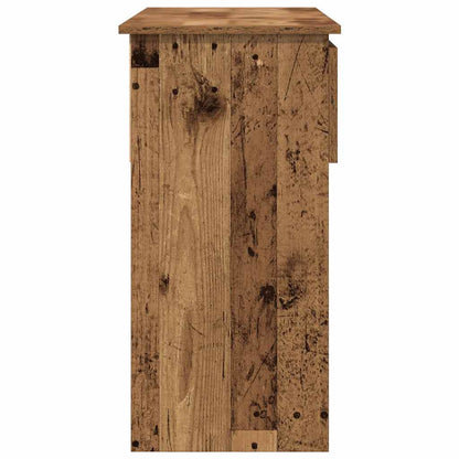 vidaXL Console Table with Drawers Old Wood 85,5x38,5x74,5 cm