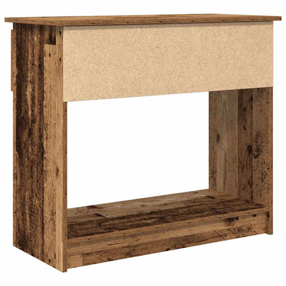 vidaXL Console Table with Drawers Old Wood 85,5x38,5x74,5 cm
