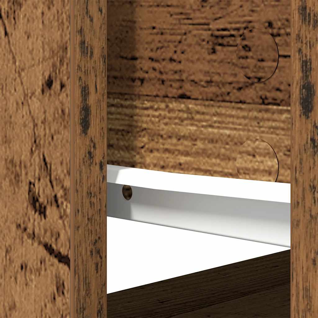 vidaXL Console Table with Drawers Old Wood 85,5x38,5x74,5 cm