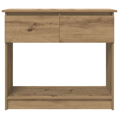 vidaXL Console Table with Drawers Artisan Oak 85,5x38,5x74,5 cm