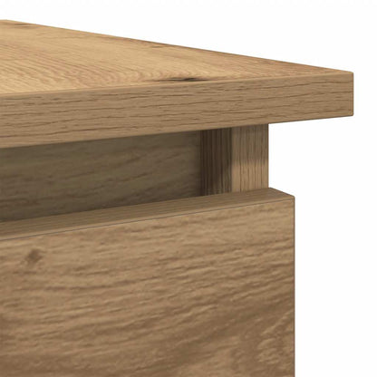 vidaXL Console Table with Drawers Artisan Oak 85,5x38,5x74,5 cm
