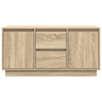 vidaXL TV Cabinet with LED Lights Sonoma Oak 100x41x50 cm