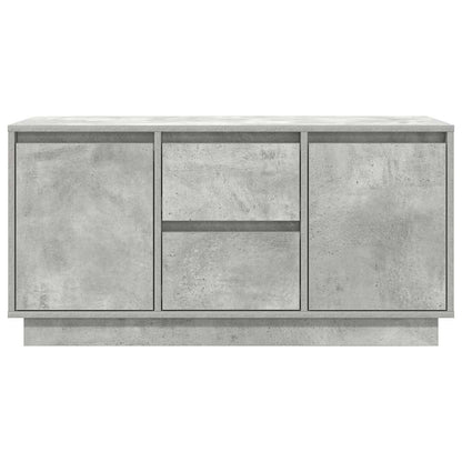 vidaXL TV Cabinet with LED Lights Concrete Grey 100x41x50 cm