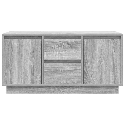 vidaXL TV Cabinet with LED Lights Grey Sonoma 100x41x50 cm