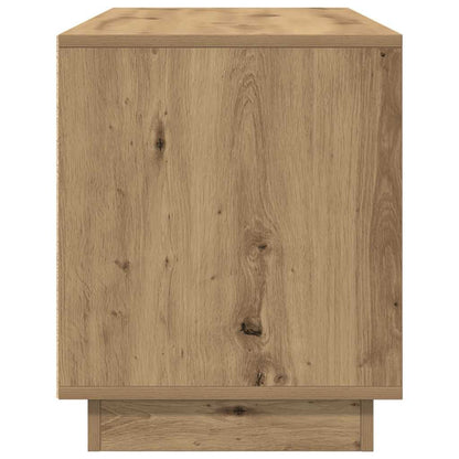 vidaXL TV Cabinet with LED Lights Artisan Oak 100x41x50 cm