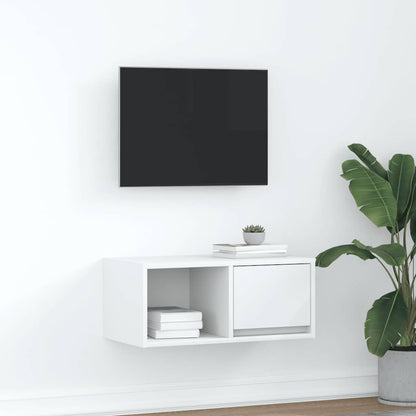 vidaXL TV Cabinet White 60x31x25,5 cm Engineered Wood