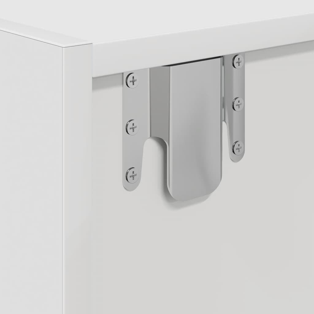 vidaXL TV Cabinets 2 pcs White 60x31x25,5 cm Engineered Wood